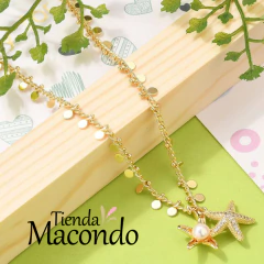 COLLAR ENCHAPADO OCEANO - Tienda Macondo