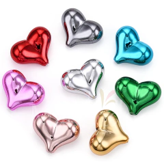 SUPER CORAZON ACRILICO METALIZADO PELTRE (1 unidad) - comprar online