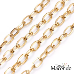 CADENA ACERO DORADO BELEN (1 METRO)