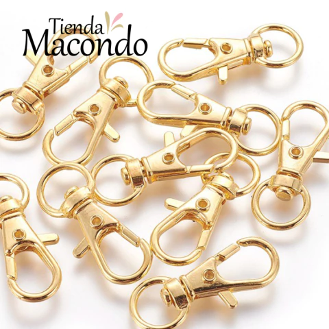 SUPER MOSQUETON LLAVERO GIRATORIO D (10 Unidades) - comprar online