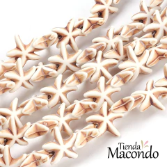 TIRA ESTRELLA MAR DE TURQUESA SINTETICA NATURAL (1 TIRA)