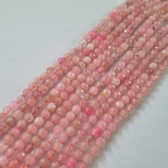 TIRA CUARZO ROSA FACETADA 6 mm (1 Tira) - comprar online