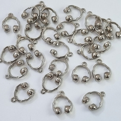 AURICULAR PLATEADO (10 Gs)
