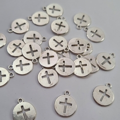 CHAPITA CRUZ CALADA PLATEADA (10 grs) - comprar online