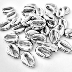 BUZIOS PLASTICOS PLATA (10 grs) - comprar online