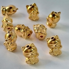 MANEKI NEKO 3D PASANTE DORADO (10 Grs) - comprar online