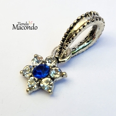 COLGANTE FLOR ESTILO PANDOR STR AZUL P (1 Unidad) - comprar online