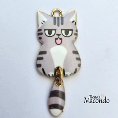 GATO COLA MOVIL GRIS (1 UNIDAD) - comprar online