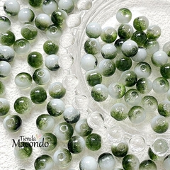 BOLA CRISTAL MURANO VERDE (10 unidades) - comprar online