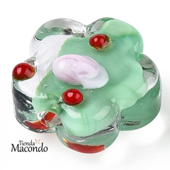 FLOR CRISTAL MURANO AQUA (1 unidad) - comprar online