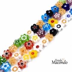 FLORES MURANO MILLEFIORE MIX 8 (10 Unidades) - comprar online