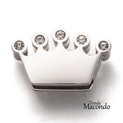 DIJE DESLIZANTE ACERO CORONA P (1 Unidad) - comprar online