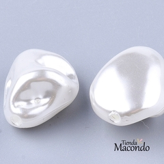 PERLAS IRREGULARES COLOR BLANCO (10 grs) - comprar online