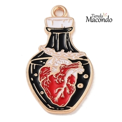 CORAZON EN BOTELLA ESMALTADO (1 UNIDAD) XL - comprar online