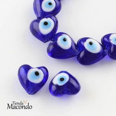 CORAZON OJITO MURANO AZUL (1 UNIDAD) - comprar online