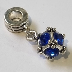 COLGANTE CUBO ESTRAS ESTILO PANDOR AZUL P (1 Unidad) en internet