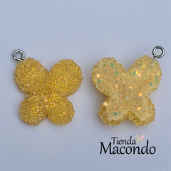 Imagen de MARIPOSA PAILLETTE RESINA (1 UNIDAD)