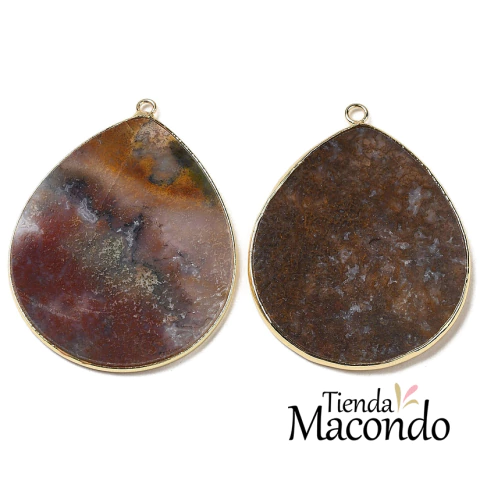 SUPER GOTA PIEDRA AGATA DE LA INDIA NATURAL (1 UNIDAD) - comprar online