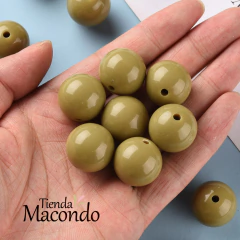 DIJES CHICLES 20MM OLIVO OSCURO (5 UNIDADES) - comprar online