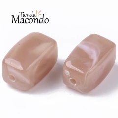 CUBOIDE ACRILICO SIMIL PIEDRA ROSA VIEJO (10 Grs) - comprar online