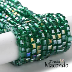 CUBO CRISTAL 4 ESMERALDA (1 TIRA) - comprar online