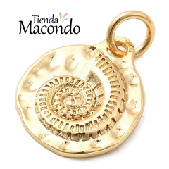 SHELL TRIBAL ENCHAPADO ORO (1 UNIDAD)