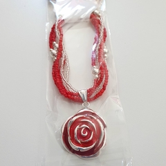 Pulsera Rosa Roja