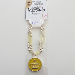 Pulsera Corona 1 Amarillo