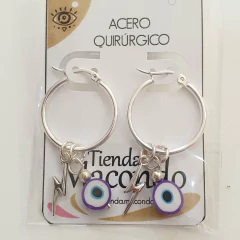 Aros de Acero Q Ojito y Rayo