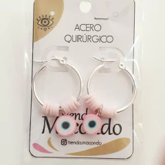 Aros de Acero Q + Ojitos Fimo Surtidos - comprar online