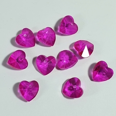 CORAZON CRISTAL FACETADO (1 UNIDAD) - comprar online