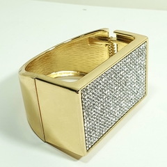 PULSERA DORADA FULL ESTRAS (1 UNIDAD)