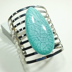 BRAZALETE GOTA VERDE AGUA (1 UNIDAD)