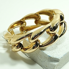 PULSERA DORADA CADENA RIGIDA (1 UNIDAD)
