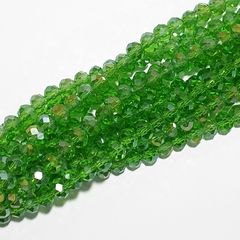 CRISTAL DE ROCA FACETADO 6 (1 TIRA) VERDE