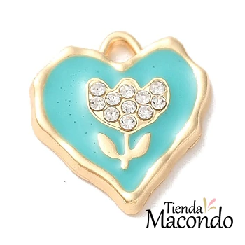 4 CORAZONES IRREGULAR ESTRAS ESMALTADO CIAN (4 UNIDADES) - comprar online