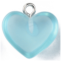 DIJE CORAZON PANZON CIELO (1 UNIDAD)