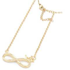 COLLAR ACERO INFINITO ESTRAS