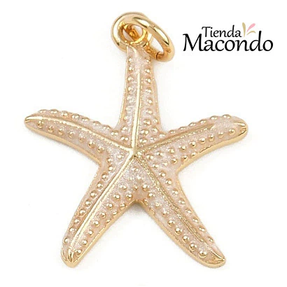 ESTRELLA MAR ENCHAPADA ESMALTE METALIZADO CRUDO - comprar online