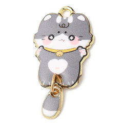 GATITO COLA MOVIL GRIS (1 UNIDAD)