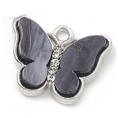 MARIPOSA NACAR ESTRAS NEGRA P (1 UNIDAD)