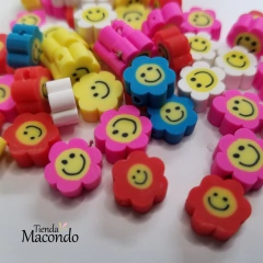 SMILE FLOR FIMO (10 Unidades) - comprar online
