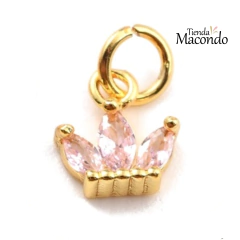 CORONA CIRCONIA ENCHAPADA ROSA