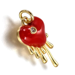 CORAZON DALI ENCHAPADO ROJO