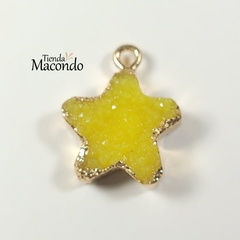 ESTRELLA PIEDRA DRUZY AMARILLO (1 UNIDAD) - comprar online
