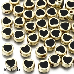 SEPARADOR CORAZON ESMALTADO NEGRO (1 UNIDAD)
