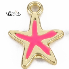ESTRELLA DE MAR ESMALTADA FUCSIA (1 UNIDAD)