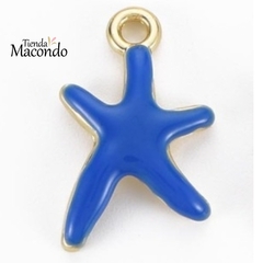 ESTRELLA MAR ESMALTADA AZUL (1 UNIDAD)