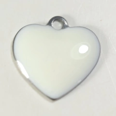 CORAZON ACERO MAS ESMALTE - comprar online