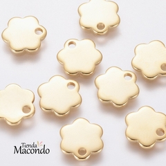 FLOR ACERO DORADO 10x10 (1 unidad) - comprar online